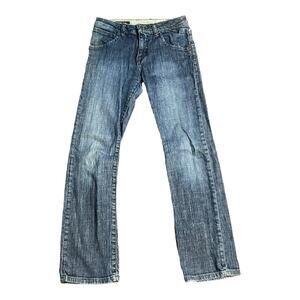 Volcom Nova Jeans Modern Straight 26 Distressed Finish Casual Everyday Trendy